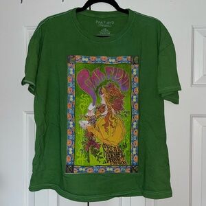 Pink Floyd Green Graphic T-Shirt